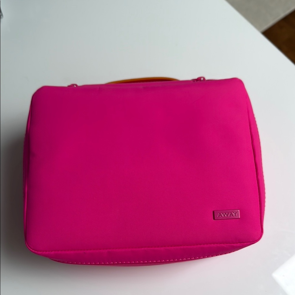 Away Pink Cosmetic Bag Modern Minimalist Design